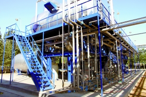 山东金能科技股份有限公司投资4950万元建设的焦化废水深度处理回用装置。